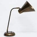 STANBOW 18" Vintage Metal Desk Lamp – Hand-Painted Finish, 360° Adjustable Gooseneck, Modern Retro Style for Home, Office, Bedroom